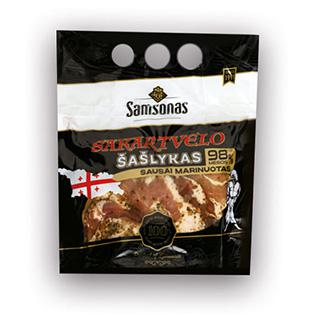 SAKARTVELO sausai marinuotas kiaulienos šašlykas, 800 g/pak.