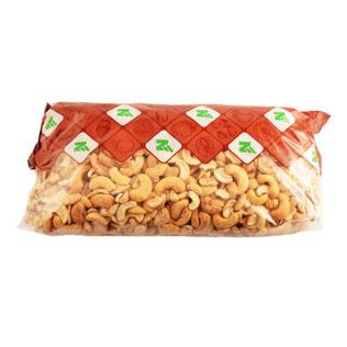 Fasuoti kepinti, sūdyti anakardžių riešutai pusel. N, 1kg/pak.