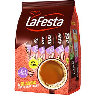 Tirp. kavos gėr. pakuotė LA FESTA CLASSIC 3IN1, 10 x 15 g, 150 g/pak.