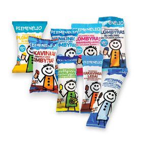 PIEMENĖLIO plombyras vafliniame puodelyje arba glaistyti ledai ant pagaliuko (8 rūšių), 120 ml