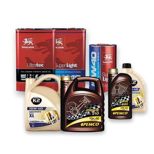 Automobilio variklių alyvoms (įv. rūšių)