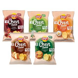 Bulvių traškučiai LAY‘S OVEN BAKED, 5 rūšių, 110 g
