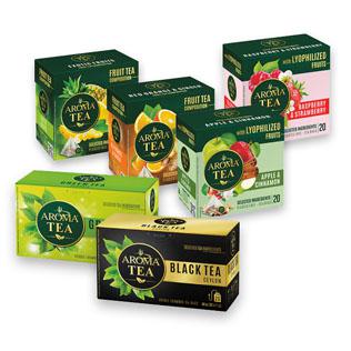 Arbata AROMA TEA (9 rūšių), 35 g/pak., 40 g/pak.