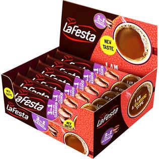 Tirpiojo kavos gėrimo pakuotė LA FESTA 3IN1, 24 x 15 g/pak.