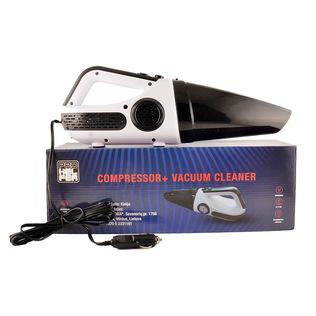 Auto.dulkių siurblys su oro kompresoriumi PROHELFER, 12V, 1 vnt.