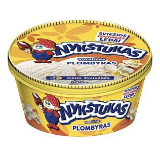 Vanilinis plombyras NYKŠTUKAS, 800 ml