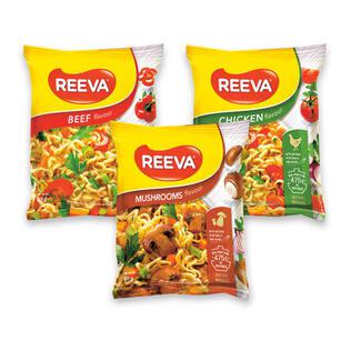 Greitai paruošiami makaronai REEVA (3 rūšių), 85 g