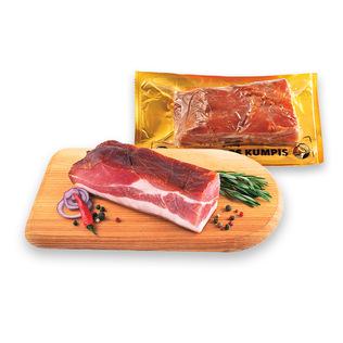 Šaltai rūkytas fasuotas KIAULIENOS KUMPIS, 1 kg