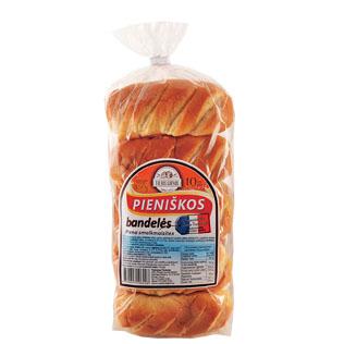 PIENIŠKOS bandelės su šokolado gabaliukais TREJOS GIRNOS, 280 g