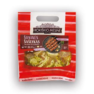 Marin.šoninės šašykas su česnakais, 700 g/pak.