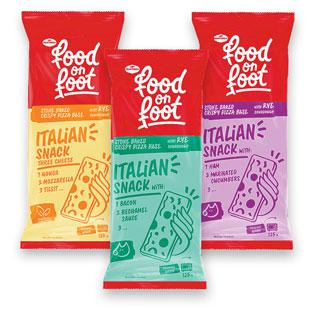 Šald. itališka apkep. ITALIAN SNACK FOOD ON FOOT (3 rūšių), 125 g