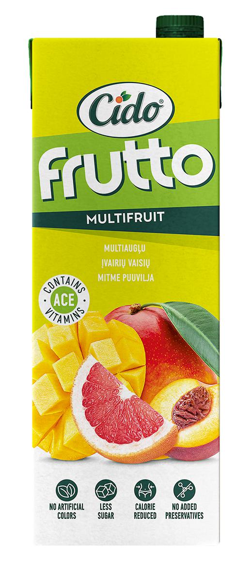 Įvairių vaisių sulčių gėrimas CIDO FRUTTO, 1,5 l