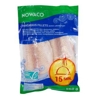 Šaldyta ryklinių šamų filė be odos NOWACO, 560 g