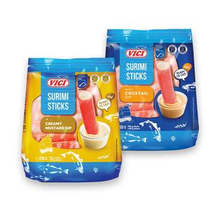 Surimio lazdelės su padažu VIČI (2 rūšių), 200 g