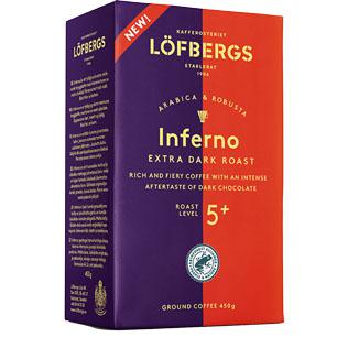 Malta kava LOFBERGS INFERNO EXTRA DARK ROAST, 450 g