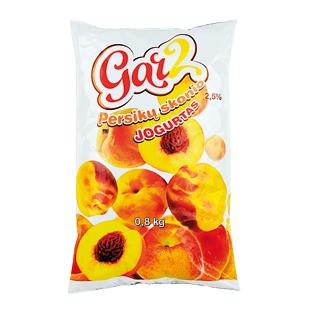 Geriamasis jogurtas GAR2 persikų skonio  2,5% rieb., 800 g