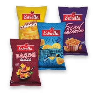 Užkandis ESTRELLA (4 rūšių), 110 g