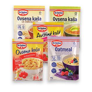 Avižinė košė DR. OETKER, 5 rūšių, 60 g, 62 g