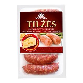 TILŽĖS m. r. dešrelės su sūriu, 450 g