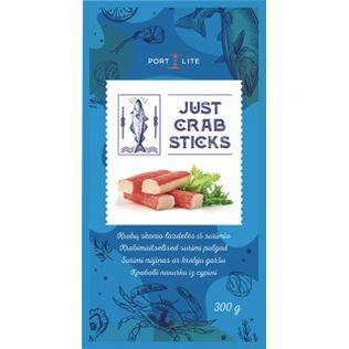 Atš. krabų skonio lazdelės iš surimio JUST, 300 g