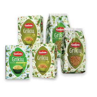 Grikių kruopoms GALINTA, 400 g, 800 g, 1 kg