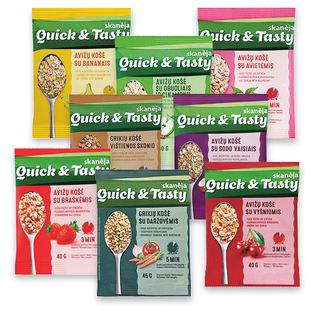 Gr.paruoš. košė SKANĖJA QUICK & TASTY (8 rūšių), 40 g
