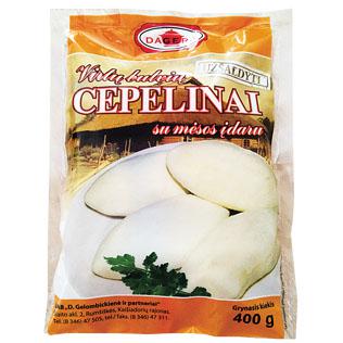 Šald. virtų bulvių cepelinaiu su mėsos įd. DAGERA, 400 g