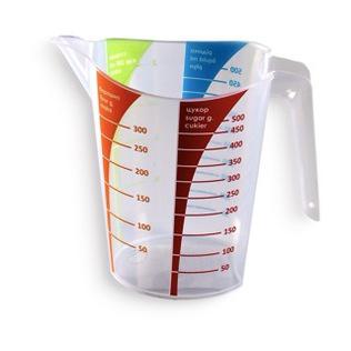 Matavimo indas ALEANA, skaidrus, 0,5 l, 1 vnt.
