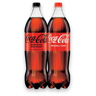 Prekė: Gazuotas gėrimas COCACOLA arba COCA-COLA ZERO, 1,75 l