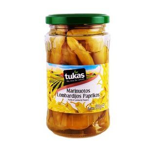 Marinuotos Lombardijos paprikos TUKAS, 330 g