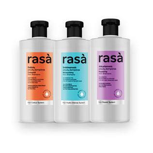 Šampūnas RASA (3 rūšių), 500 ml