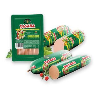 Virtoms dešrelėms, dešrai ir paštetui PASAKA, 150 g, 260 g, 340 g