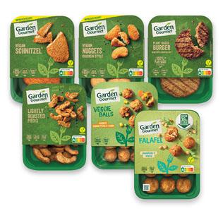 Prekė: Vegetariškiems ir veganiškiems gaminiams NESTLE GARDEN GOURMET (6 rūšių), 150–200 g
