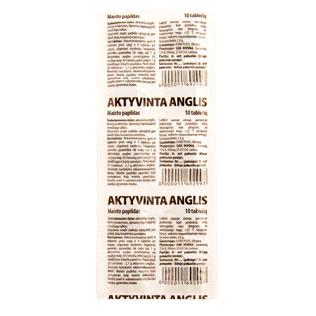 Maisto papildas AKTYVINTA ANGLIS, 10 tab./pak.,