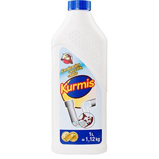 Kanalizacijų vamzdžių valiklis KURMIS, 1000 ml