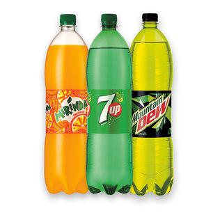 Gėrimas  7UP, MIRINDA, MOUNTAIN DEW, 1,5 l