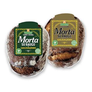 Prekė: Duona su raugu ir saulėgrąžomis MORTA (2 rūšių), 500 g