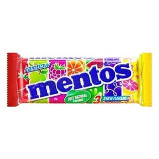 Saldainiai MENTOS TRIO RAINBOW, 120 g