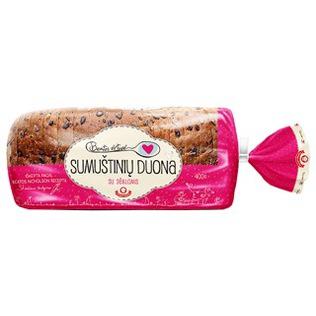 Prekė: Duona su sėkl. SUMUŠTINIŲ BEATOS VIRTUVĖ sumuštinių,400 g