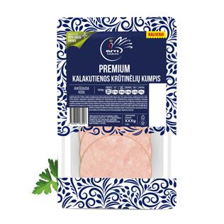 Virtas kalakutienos krūtinėlių kumpis griežinėliais PREMIUM, 90 g