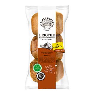 Plėšomos bandelės su sviestu, cinamonu BRIOCHE , 150 g,