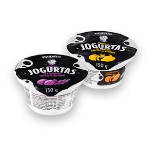 PIEMENĖLIO EXCELLENCE kreminis jogurtas (2 rūšių), 150 g