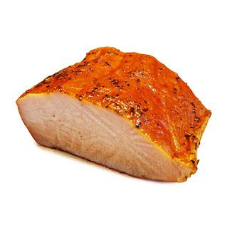 PUSRYČIŲ karštai rūkyta kiaulienos nugarinė, I  r., 1 kg