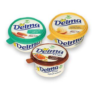 Margarinas DELMA (3 rūšių), 39% rieb., 450 g