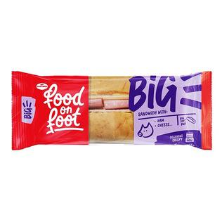 Sumuštinis BIG SUBMARINAS FOOD ON FOOT su kumpiu ir sūriu, 255 g