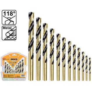 Grąžtų rinkinys INGCO art.AKDB1125, 12 vnt./rink.