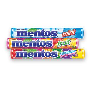 Saldainiai MENTOS, 4 rūšių, 37,5 g, 38 g