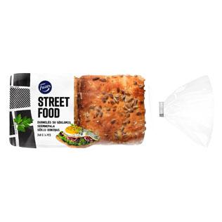 Prekė: Porcijinės duonelės su sėklomis STREET FOOD, 240 g