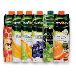 Sultims, nektarams, sulčių gėrimams ir kisieliui ELMENHORSTER (įv. rūšių), 1 l