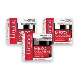 Veido kremas LIRENE MEZZO COLLAGENE (3 rūš.), 50 ml
